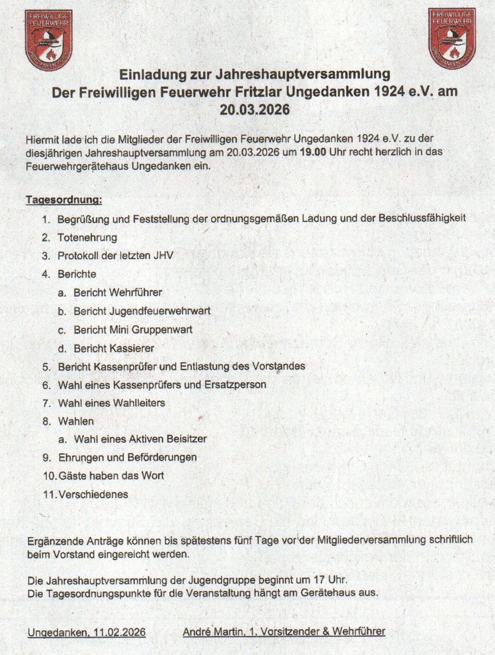 JH Feuerwehr 20.03.2026